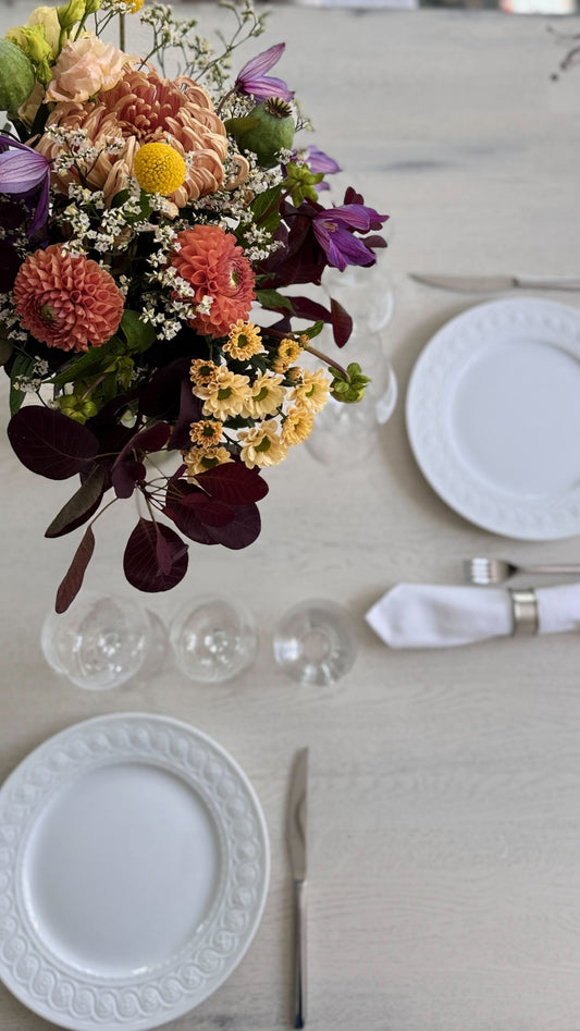 How to style your home for a photo shoot - using plants and flowers