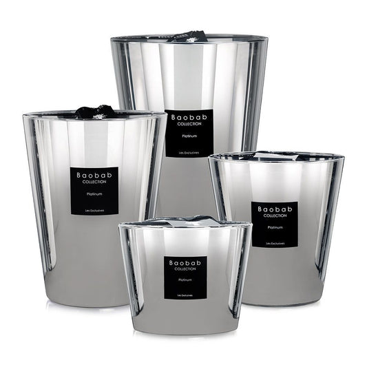 Baobab scented candle - Platinum