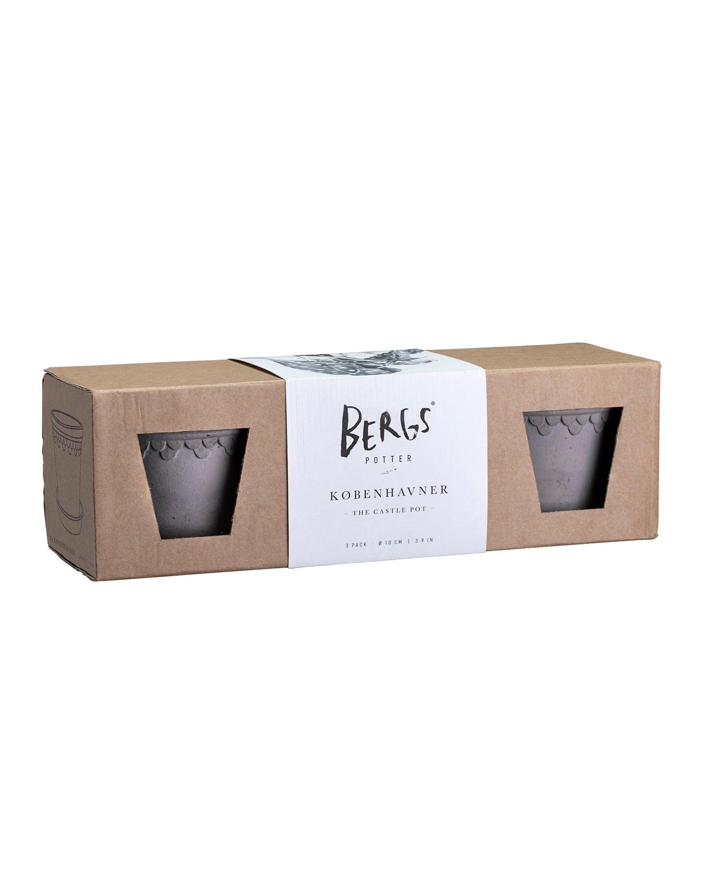 Bergs Potter Köpenhamn 3 pack